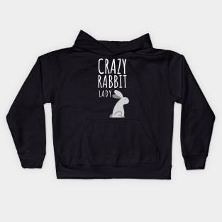 Crazy Rabbit Lady Kids Hoodie